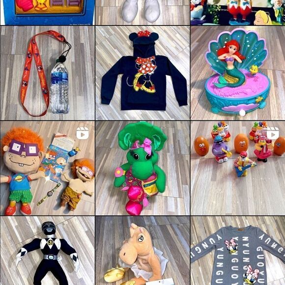 Disney vintage from Mickey to Nickelodeon items Nike come check out my closet - Picture 2 of 3
